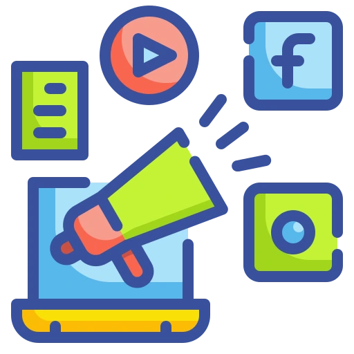 Marketing and social share tools icon